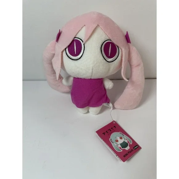 Hatsune Miku Pinocchiop Aimaina Mini Plush Dolls Pink Round One Prize 7" - Picture 1 of 5